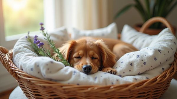 Panier anti stress chien : confort et apaisement pour votre animal
